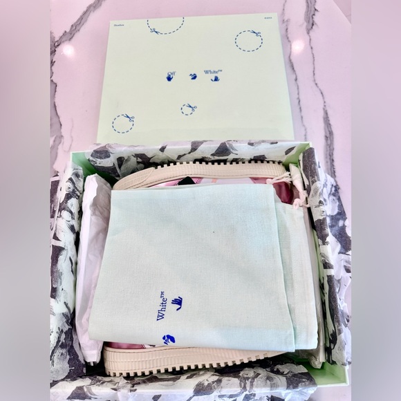 Off-White 3.0 Off Court Mirror Pink High Top Sneakers - Picture 8 of 10